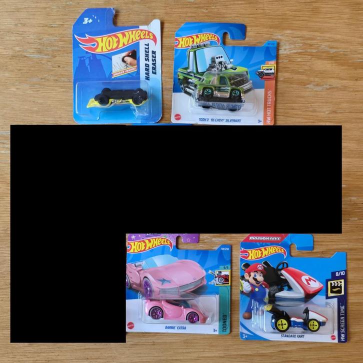 4x Hot Wheels - Verschillende [Nieuw] #2, Hobby en Vrije tijd, Modelauto's | Overige schalen, Nieuw, Auto, Ophalen of Verzenden