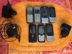 7 gsm Nokia + 3 chargeurs, Gebruikt, 4 handsets of meer