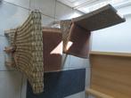 8 Chaises salle à manger, Huis en Inrichting, Stoelen, Ophalen, Gebruikt, Bruin, Riet of Rotan