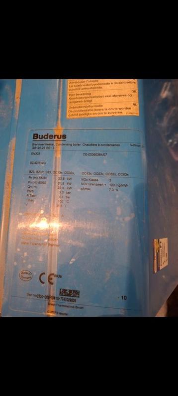 Buderus G125be Plus oliecondensatie  beschikbaar voor biedingen