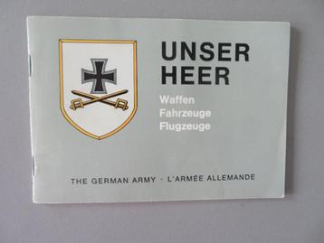 1971 Armée allemande Unser Heer Weapons Véhicules aériens, Envoi, Autres, Livre ou Revue