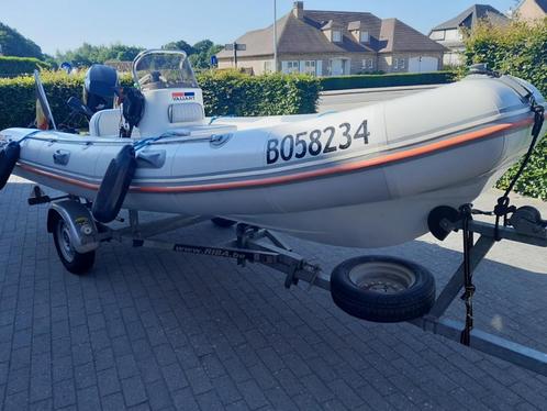 Rib Valiant Vanguard 490, Watersport en Boten, Rubberboten, Gebruikt, Overige merken, Overige materialen, Minder dan 70 pk, Benzine