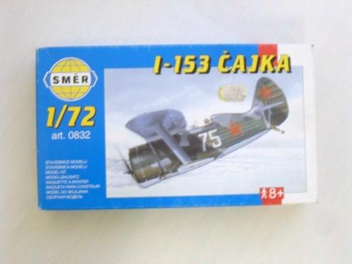 Smer I-153 Cajka   1/72, Hobby en Vrije tijd, Modelbouw | Vliegtuigen en Helikopters, Zo goed als nieuw, Vliegtuig, 1:72 tot 1:144