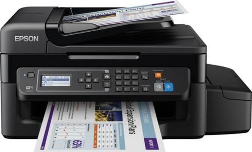 Epson ET-4500 All-in-One Printer + volledige set inkt, Informatique & Logiciels, Imprimantes, Comme neuf, All-in-one, Imprimante à jet d'encre
