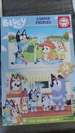 puzzel 2x50stuks Bluey, Kinderen en Baby's, Speelgoed | Kinderpuzzels, Ophalen, 2 tot 4 jaar, 10 tot 50 stukjes, Zo goed als nieuw