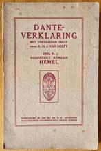 Dante-Verklaring Deel II - Goddelijke komedie, Boeken, Ophalen of Verzenden, Zo goed als nieuw