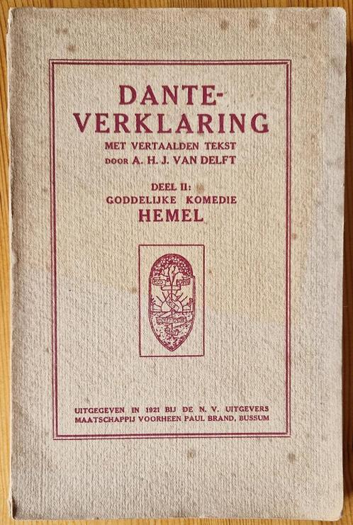 Dante-Verklaring Deel II - Goddelijke komedie, Boeken, Literatuur, Zo goed als nieuw, Ophalen of Verzenden