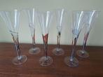 6 vintage champagne glazen, Ophalen
