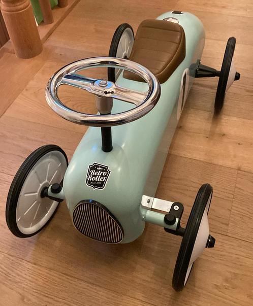 Retro Roller - Colin (modieus blauwgroen) loopauto, Kinderen en Baby's, Speelgoed | Buiten | Voertuigen en Loopfietsen, Nieuw