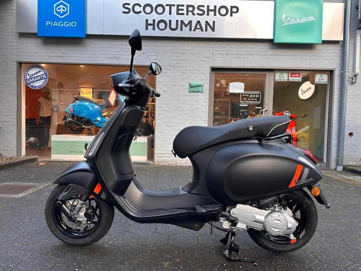 Vespa Sprint S 50 cc 45Km/h NERO CONVINTO MATT (nr.35), Fietsen en Brommers, Scooters | Vespa, Vespa S, Benzine