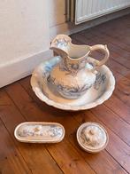 Lampetstel BOSTON in blauw-wit, Enlèvement