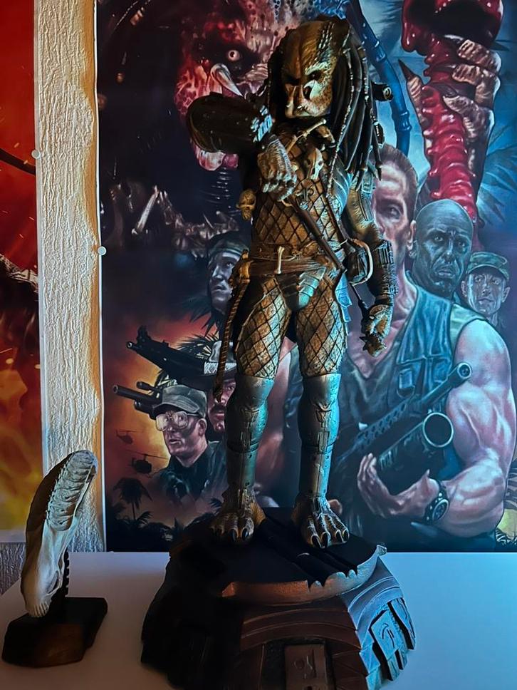 Sideshow predator 2, Collections, Statues & Figurines, Comme neuf, Enlèvement ou Envoi