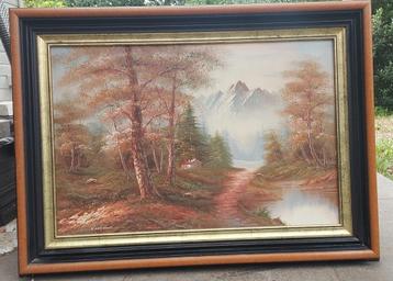Klassiek schilderij landschap, Enlèvement