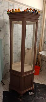 Vitrine kast, Huis en Inrichting, Ophalen, Zo goed als nieuw, Glas