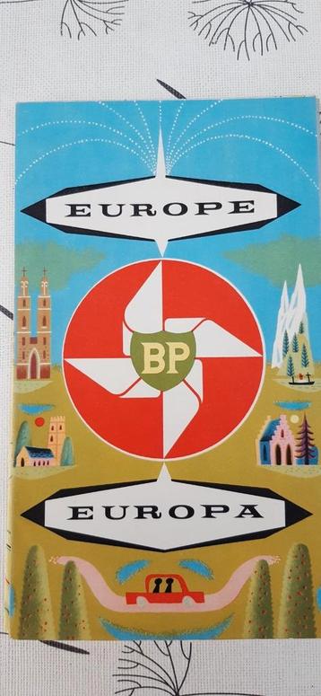 Oude kaart BP Europa beschikbaar voor biedingen