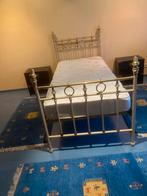 Éénpersoonsbed.Wit/koper., Huis en Inrichting, Slaapkamer | Bedden, Ophalen, Gebruikt, Overige kleuren