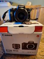 camera Eos M50, Audio, Tv en Foto, Fotocamera's Digitaal, Ophalen, Gebruikt, Spiegelreflex, Canon