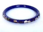 chinees emaille cloisonné koper armband koningsblauw, Enlèvement ou Envoi, Cuivre