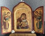 Byzantijns Grieks Orthodoxe icoon Maria en Christus, Ophalen of Verzenden