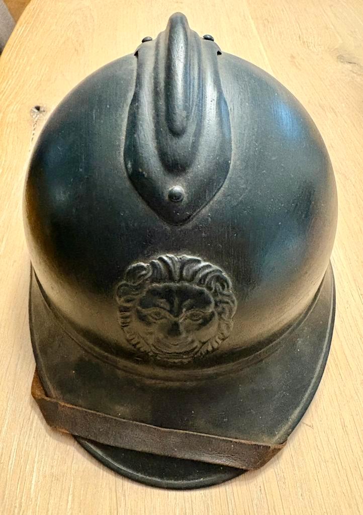 Uitzonderlijk - Adrian WW1 Belgian Gendarmerie-helm, Verzamelen, Militaria | Algemeen, Rijkswacht, Ophalen of Verzenden