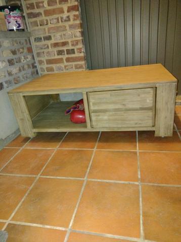 salontafel teak met lades beschikbaar voor biedingen