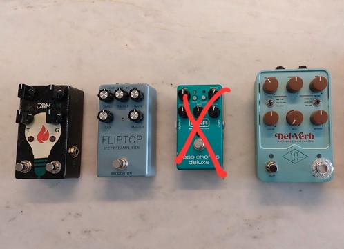 UA, MXR, Broughton, Jam Pedals, bas- en gitaareffecten, Muziek en Instrumenten, Effecten, Zo goed als nieuw, Chorus, Delay of Echo