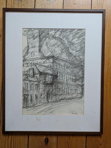 Dessin "Maison Curtius" à Liège  beschikbaar voor biedingen