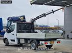 Renault Master 110PK Open Laadbak met Hiab T-CLX 009 Kraan A, Auto's, Bestelwagens en Lichte vracht, Gebruikt, Euro 6, 4 cilinders