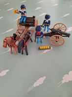 Soldaten met kanon en paardenkar, Enfants & Bébés, Jouets | Playmobil, Comme neuf, Enlèvement