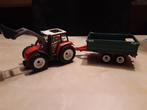 playmobil tractor met aanhangwagen, Ophalen, Zo goed als nieuw, Complete set