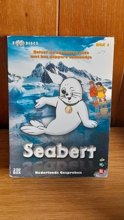 DVD-box Seabert, de kleine zeehond (1985), Cd's en Dvd's, Dvd's | Tekenfilms en Animatie, Zo goed als nieuw, Europees, Tekenfilm