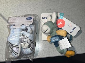 Noukie's baby sloefjes (18, 6m-12m) & knuffel beschikbaar voor biedingen
