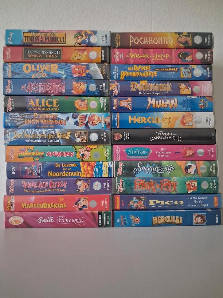 VHS films 24 stuks, Cd's en Dvd's, VHS | Kinderen en Jeugd, Ophalen of Verzenden