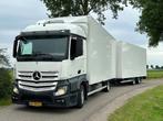 Mercedes-Benz Actros ACTROS 1940LL EURO6. 11-2017 COMBINATIE, Auto's, Vrachtwagens, Automaat, Achterwielaandrijving, Euro 6, Wit