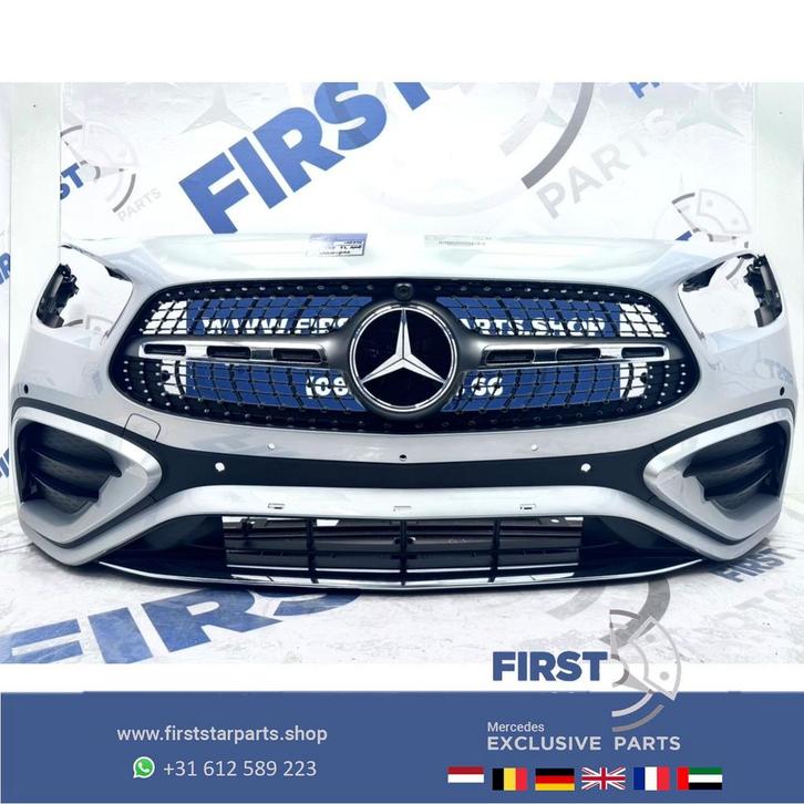 A2478804508 H247 FACELIFT GLA AMG VOORBUMPER COMPLEET +  GRI, Auto-onderdelen, Carrosserie, Bumper, Mercedes-Benz, Voor, Gebruikt