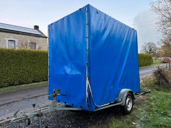 Plateau remorque simple essieux, Auto diversen, Aanhangers en Bagagewagens, Zo goed als nieuw, Ophalen