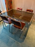 Jaren 60 retro eethoek en hindeloopen kasje, Antiek en Kunst, Ophalen