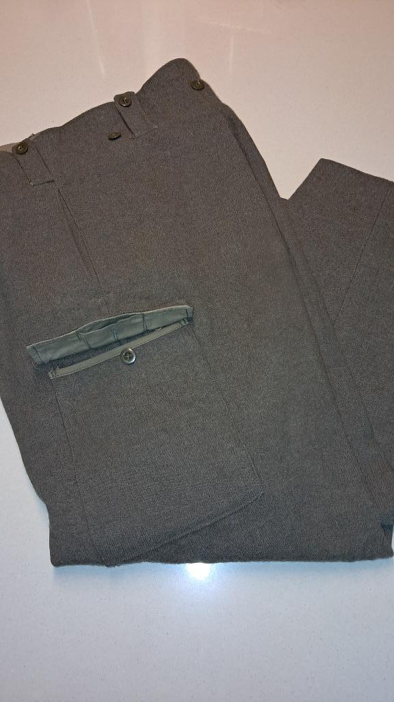 BELGIQUE - ABL - PANTALONS DE BATTLE DRESS 1954 ET 1959, Collections, Objets militaires | Général, Armée de terre, Enlèvement ou Envoi