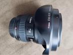 Canon EF 17-40mm f4 L lens met zonnekap, Comme neuf, Objectif grand angle, Enlèvement ou Envoi, Zoom