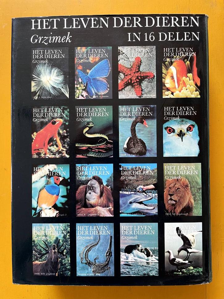 Grzimek encyclopedie ‘Het leven der dieren’ (alle 16 delen), Boeken, Encyclopedieën, Gelezen, Complete serie, Dieren, Ophalen