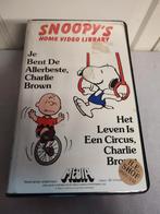 VHS Snoopy ex rental, Cd's en Dvd's, Ophalen of Verzenden, Zo goed als nieuw