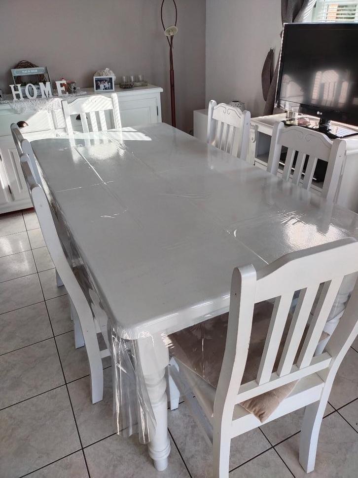 Eetkamer/keukenmeubilair (tafel en dressoir) - Vintage, Huis en Inrichting, Tafels | Eettafels, Gebruikt, 50 tot 100 cm, 150 tot 200 cm
