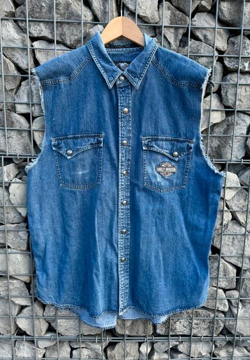 Chemise en jean sans manches Harley Davidson XXL, Motos, Vêtements | Vêtements de moto, Hommes, Enlèvement ou Envoi