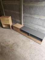 tv kast met wandmeubel, Huis en Inrichting, Ophalen, Gebruikt, Met deur(en)
