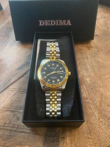 Elegant Goud-Zilveren Horloge, Handtassen en Accessoires, Horloges | Heren, Ophalen of Verzenden, Nieuw, Goud
