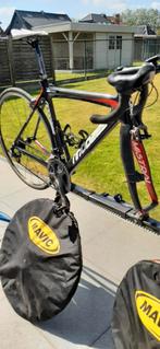 Te koop full carbon koersfiets merk moozes maat medium, Fietsen en Brommers, Ophalen, Zo goed als nieuw, Carbon