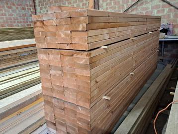 TE KOOP! Balken/gordingen/palen (€3/m):45x145x3m, Doe-het-zelf en Bouw, Hout en Planken, 25 tot 50 mm, Nieuw, 300 cm of meer, Balk