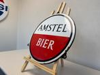 AMSTEL BIER emaille reclamebord, Verzamelen, Ophalen of Verzenden, Gebruikt, Reclamebord