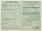 CM Lidmaatschapskaart 1946, Enlèvement ou Envoi
