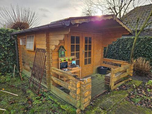 Houten tuinhuisje, Tuin en Terras, Tuinhuizen, Gebruikt, Tuinhuis, Hout, Ophalen